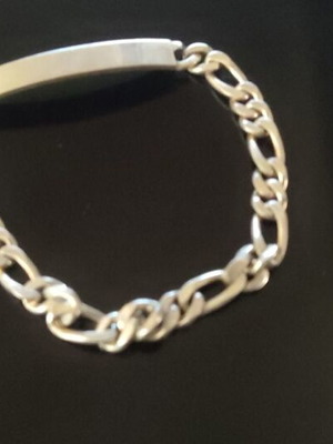 Identity silver 925 bracelet with special chain, new