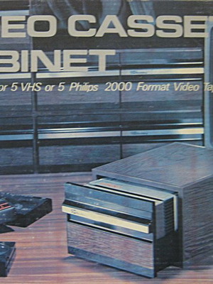Video Cassette VHS Case for 5 tapes new