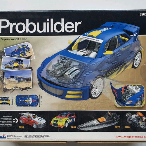 Toy construction racing car new, unopened