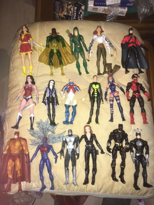Marvel DC φιγούρες μεταχειρισμένες συλλογή