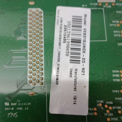 Turbo-X 17MB140 mainboard for 32" TV used