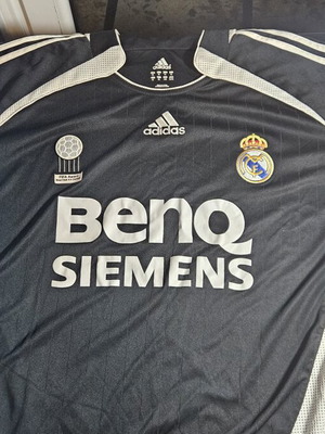 Real Madrid 2006/2007 black Adidas jersey XL with Club of the Century logo