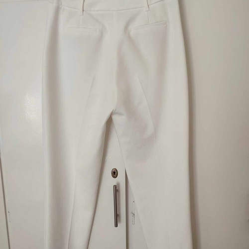 Cropped pants Marks&Spencer white size S like new
