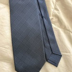 Massimo Dutti tie like new, blue with checkered pattern