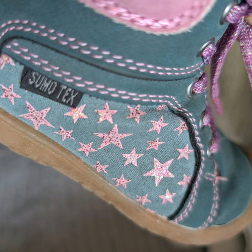 Kids barefoot boots used, size 24-25