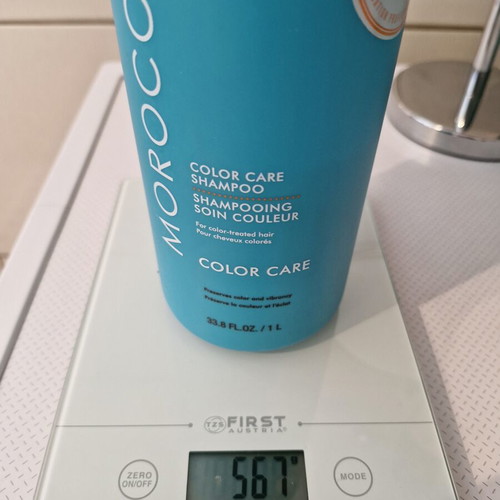 Moroccanoil Color Care Shampoo used, 1L professional size