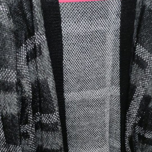 Wool cardigan used, one size, gray-black