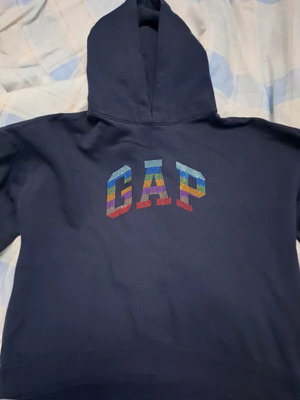 Φούτερ Gap small navy με κουκούλα σαν καινούργιο