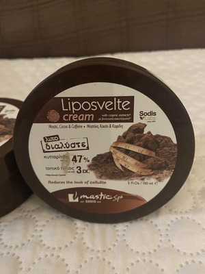 Mastic Spa Liposvelte κρέμα 150ml σαν καινούργιο για κυτταρίτιδα και τοπικό πάχος