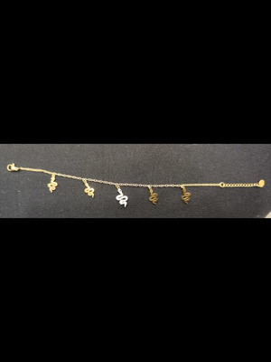 Stainless steel bracelet new, gold color