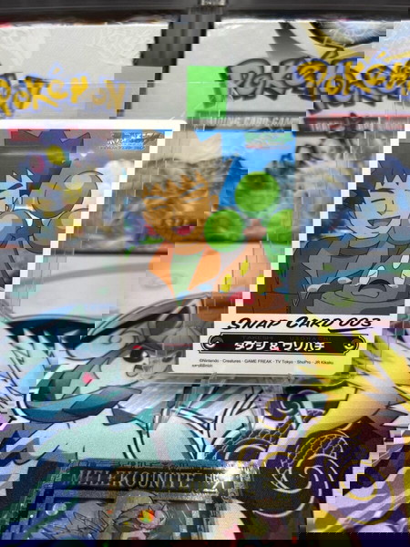 Brock & Bonsly ZUKAN Carddass THE POKÉMON WEEKLY SNAP 003 Pokemon Card Japanese