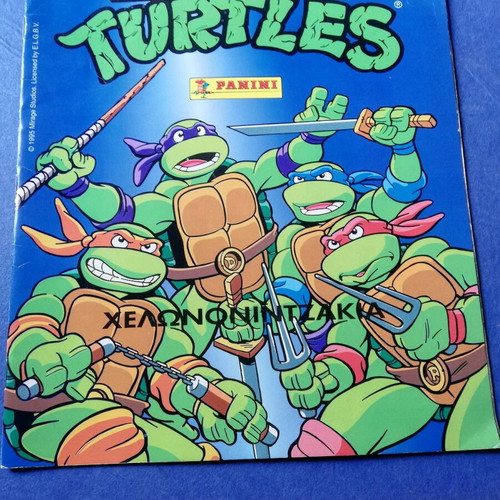 Panini Teenage Mutant Ninja Turtles Album 1995 used, 37 stickers