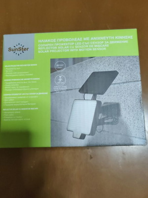 Solar projector with motion sensor outdoor light