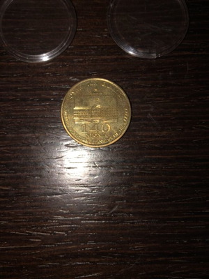 Collectible coin Hellenic Parliament 140 years new