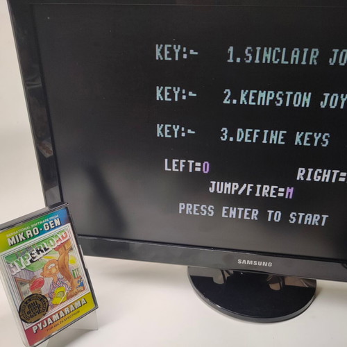 Pyjamarama game for ZX Spectrum 48k used, tested and functional