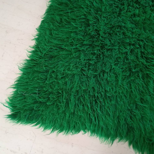 Flokati rug handmade, new, size 2.25×1.90