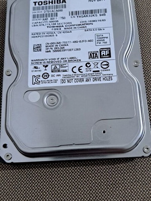 Toshiba hard disk disc 500 GB like new