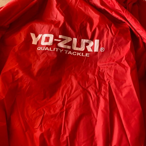 Yo-zuri Jacket new, waterproof and windproof, red, size M