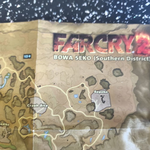 Far Cry 2 Xbox 360 game like new with map