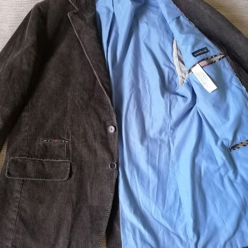 Massimo Dutti men's corduroy jacket XL new, 100% cotton