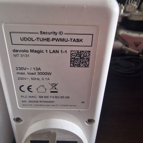 Devolo Magic Lan 1-1 and Wifi 2-1 with UK plugs in excellent condition