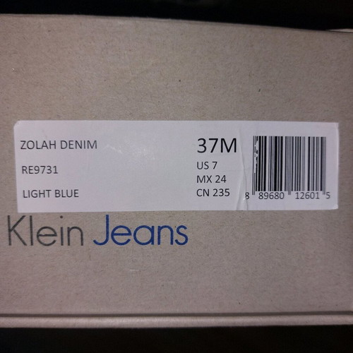 Calvin Klein sneakers used, size 37