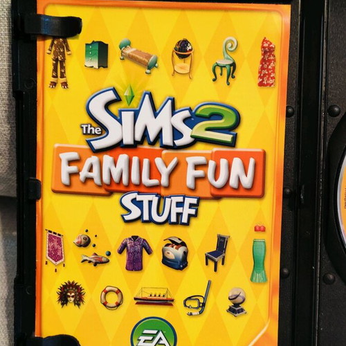 The Sims 2 Family Fun Stuff PC CD used expansion