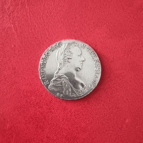 Silver coin Austria Thaler 1780 restrike like new, 22.05g