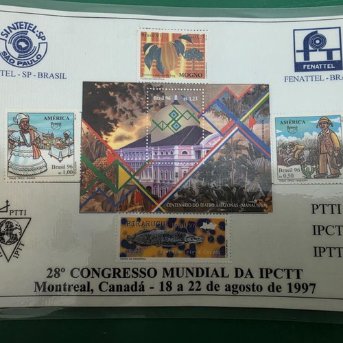 Commemorative Brazil 1997 Stamp Edition new