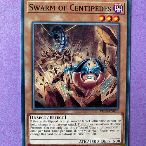 Swarm of Centipedes Yu-Gi-Oh! Card 1st Edition Near Mint
