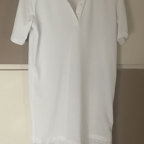 Tommy Hilfiger Woman Polo Dress with Lace like new, size S, white