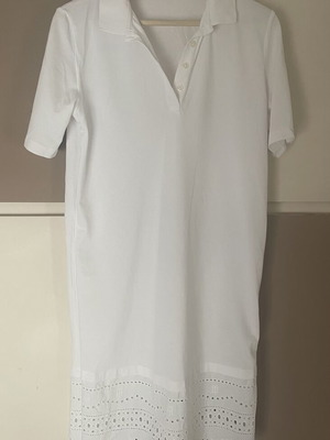 Tommy Hilfiger Woman Polo Dress with Lace like new, size S, white