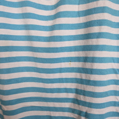 Women's striped blouse like new, size XL, white and blue