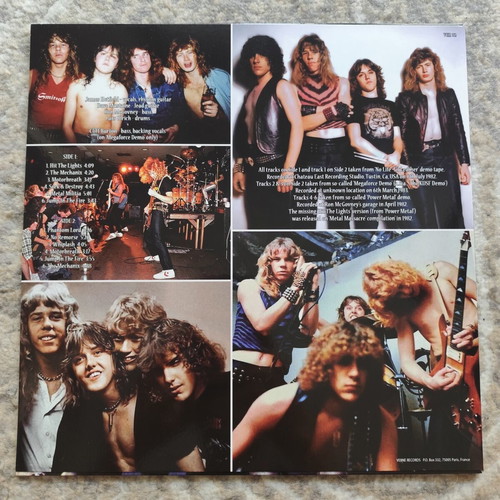 Metallica No Life 'Til Leather Demos LP like new, metal