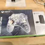 Xbox Controller Ghost Cipher with Battery Pack new