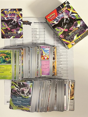Pokémon TCG Pitch Black Base Set like new, complete collection