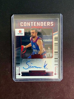 2025-26 Panini Contenders Krunoslav Simon Auto Silver Lazer card new