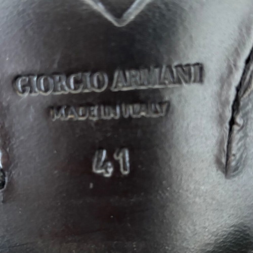 Giorgio Armani Men's Shoes used, size 41, black