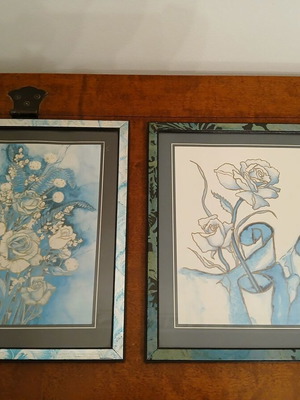 Frames like new, set of 2, dimensions 22x27 cm