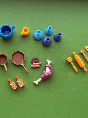 Playmobil kitchen cooking and baking set