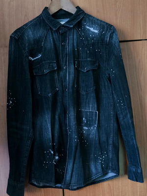 Πουκάμισο denim Zara μέγεθος Μ σαν καινούργιο, μαύρο