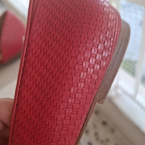 Zara red ballerinas like new, size 37