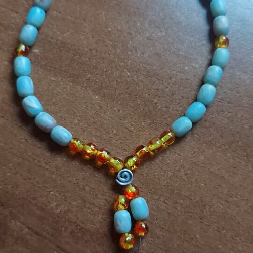 Luxury Dog Jewelry PJ-002 with Iaspis Imitation Beads