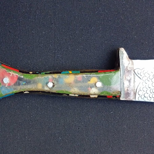 Hunting knife used, fish-shaped, 26.5 cm