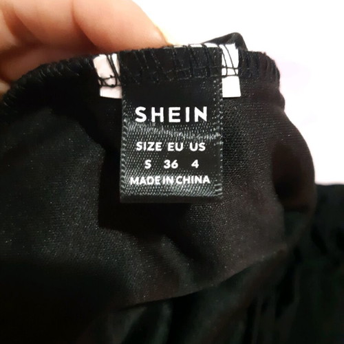 Mini black dress Shein new with thin straps