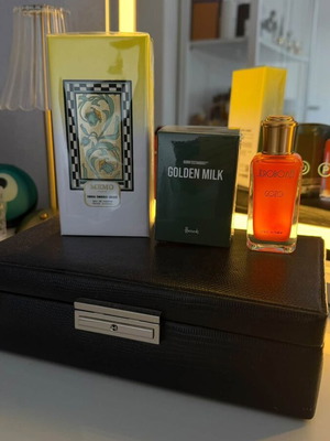 Σετ niche αρωμάτων Memo Paris Omnia Omnibus Ubique EDP 30ml, Born To Stand Out Golden Milk EDP 15ml, Jeroboam Gozo Extrait de Parfum 30ml