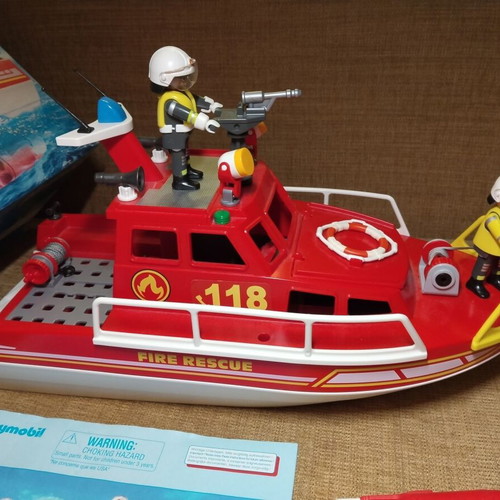 Playmobil 70147 boat with motor