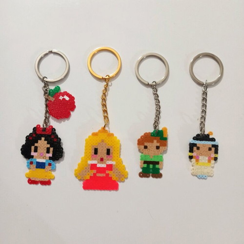 Children's keychains new, handmade, pack of 4 pieces