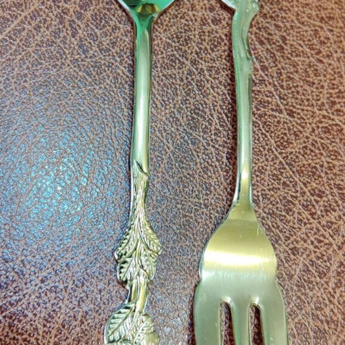 Hildesheim Rose Gold-Plated Dessert Spoons Set of 6