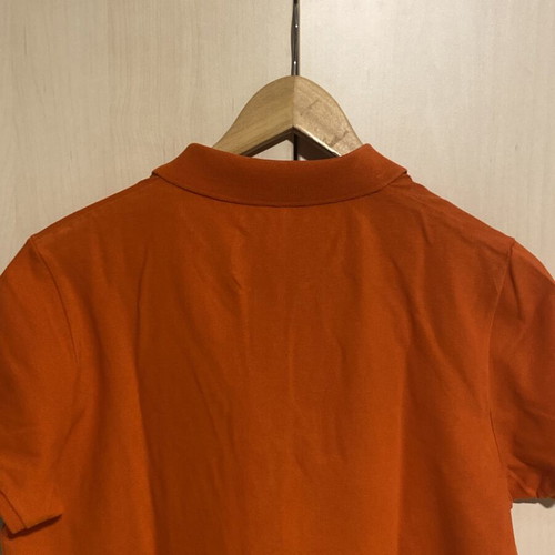 Burberry women's orange pique shirt like new